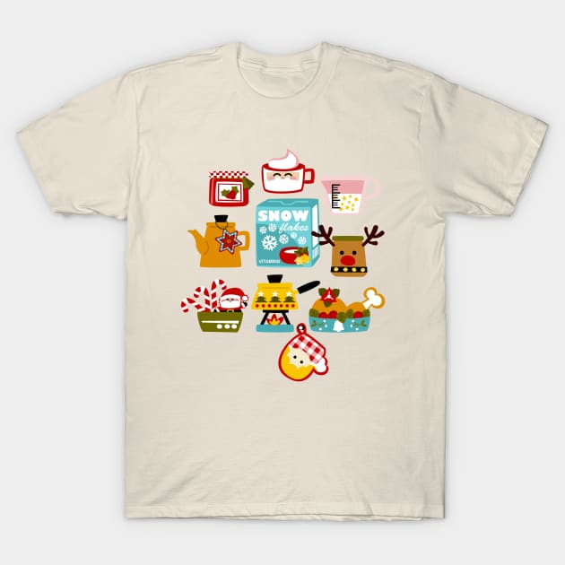 Christmas Kitchen T-Shirt by soniapascual